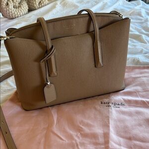 Kate Spade Tan Leather Satchel